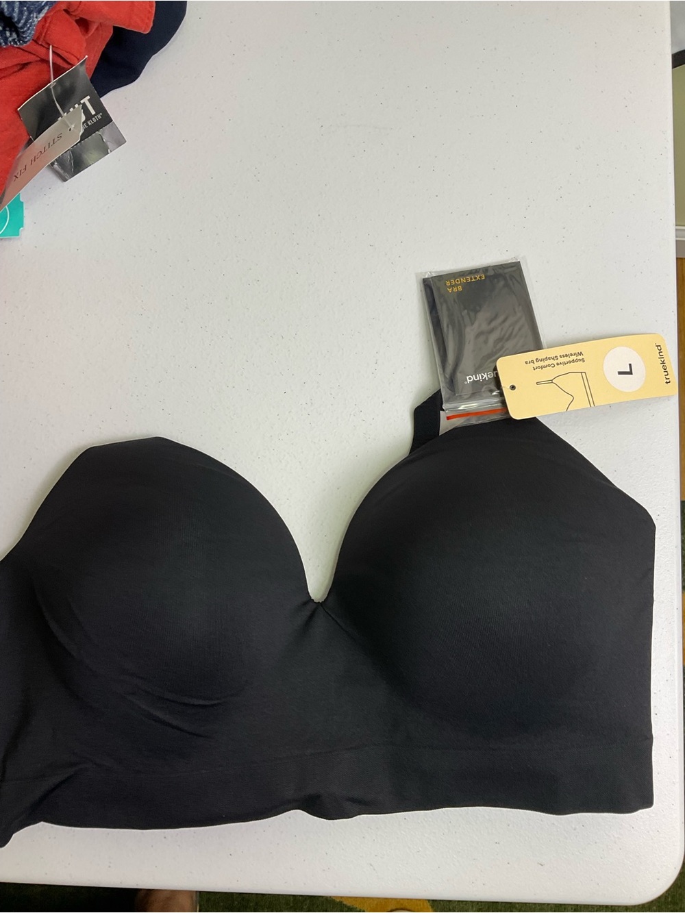 Supportive Comfort Wireless Shaping Bra - Black